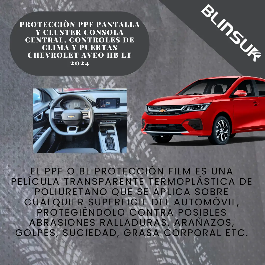 Kit Protector Pantalla Clúster Para Chevrolet Aveo Lt 2024 - Image 2