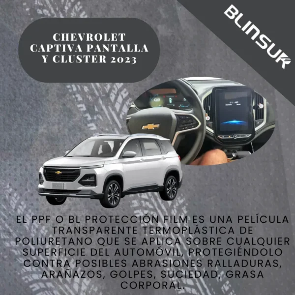 Protector Pantalla Cluster Chevrolet Captiva 2022 2023