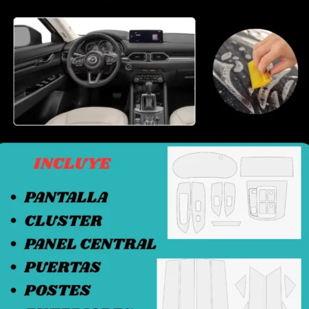Protección Ppf Kit Interior Completo Mazda Cx5 2025 - Image 2