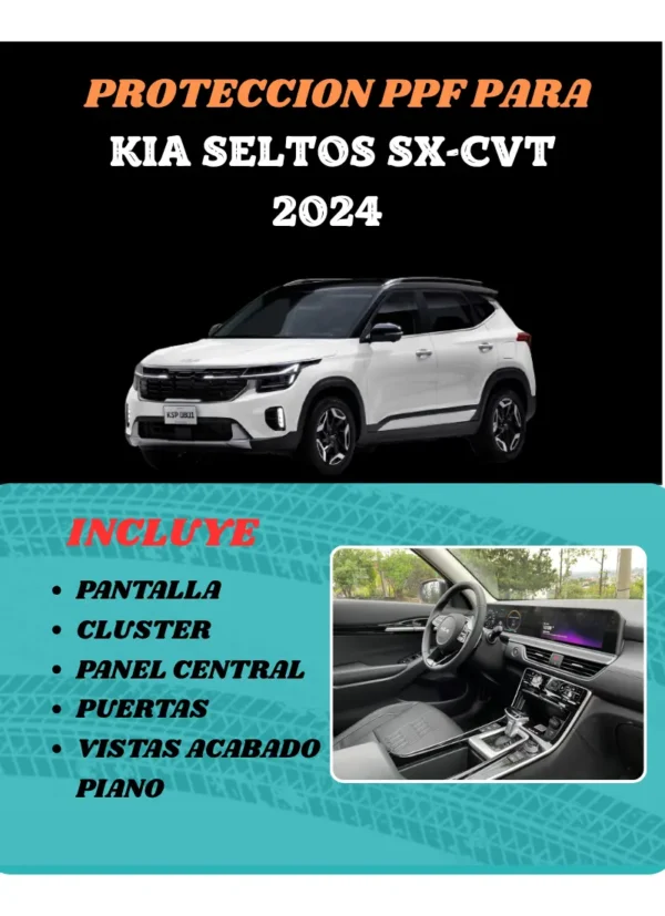 Kit Proteccion Ppf  Para Kia Seltos Sx-cvt 2024
