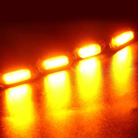 Luces Led Para Parilla  Ambar ,(4 Focos)  Performance - Image 2