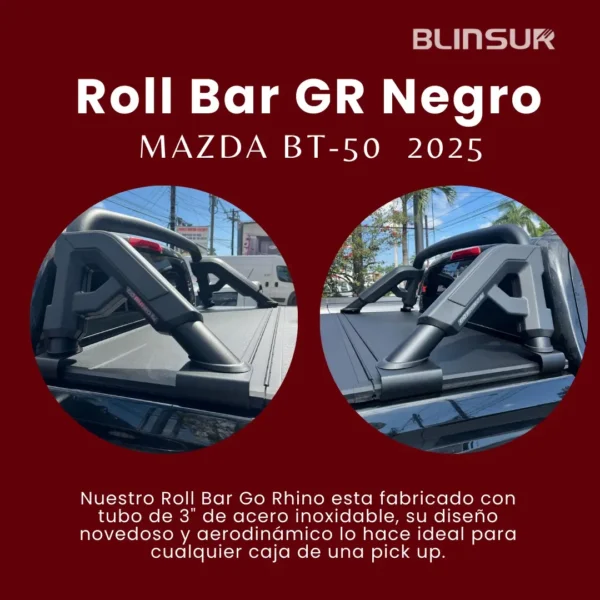 Roll Bar Gr Negro Mazda Bt-50 2025 Go Rhino