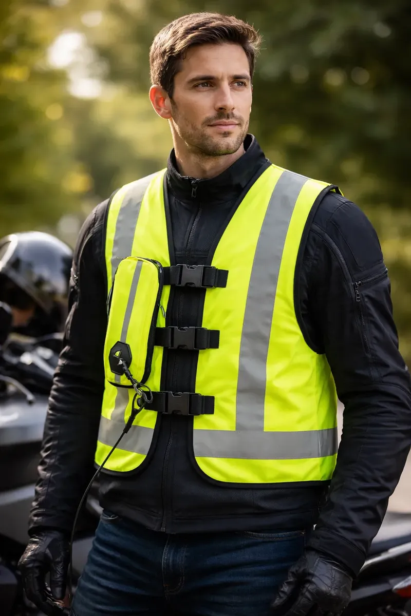Chaleco Motociclista Inflable Airbag Talla L C/co2 Incluye - Image 2