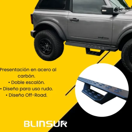 Estribos Para Bronco 2021 Al 2024 2 Puertas Bronx Escalon - Image 2