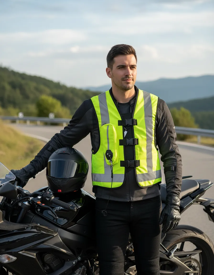 Chaleco Motociclista Inflable Airbag Talla M C/co2 Incluye - Image 2