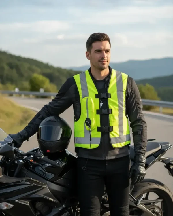 Chaleco Motociclista Inflable Airbag Talla Xl C/co2 Incluye