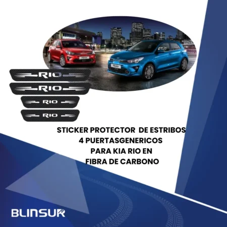 Sticker Protector Bl De Estribos 4 Puertas Para Kia Rio - Image 3