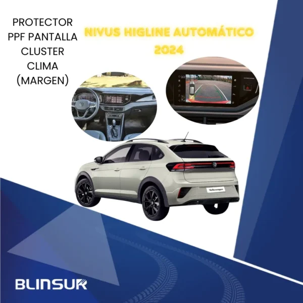 Protector De Pantalla, Clúster Y A/c Para Nivus 2024