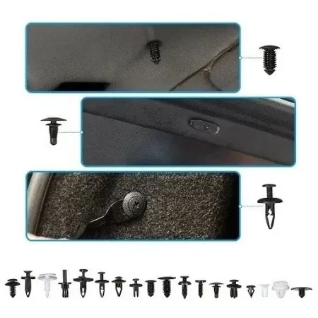 Kit Estuche 415 Grapas Automotrices 18 Modelos + Quitagrapas - Image 3