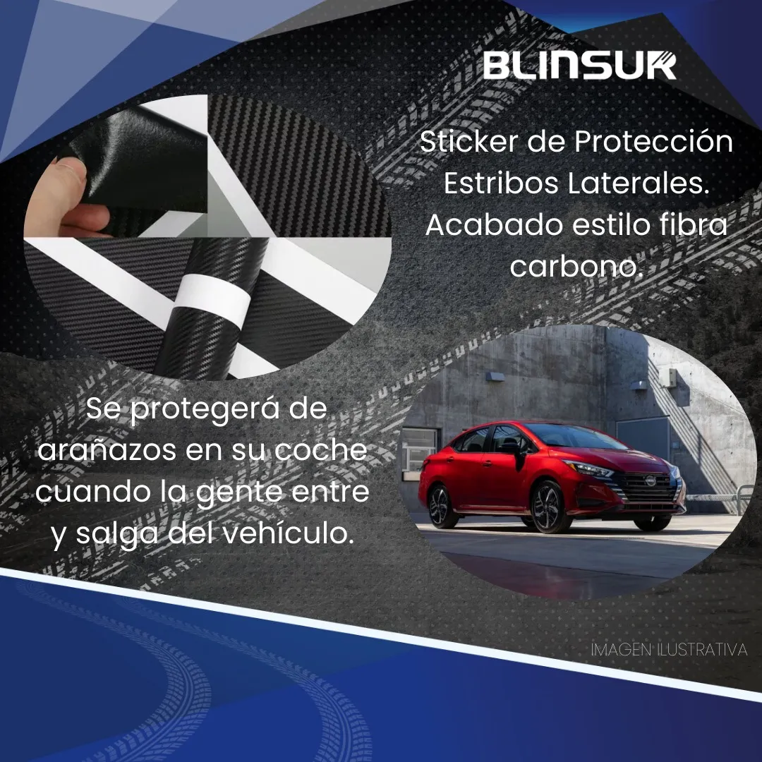Protección De Estribos 4 Puertas Para Nissan Versa - Image 3