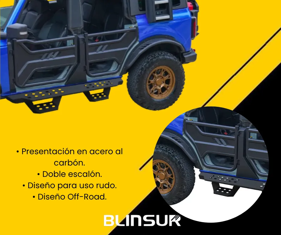 Estribos Para Bronco 2021 A 2024 4 Puertas Bronx Escalon - Image 3