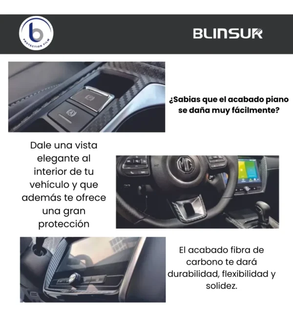 Kit Completo Sticker Puertas Y Panel Central Mg5 2021 2022