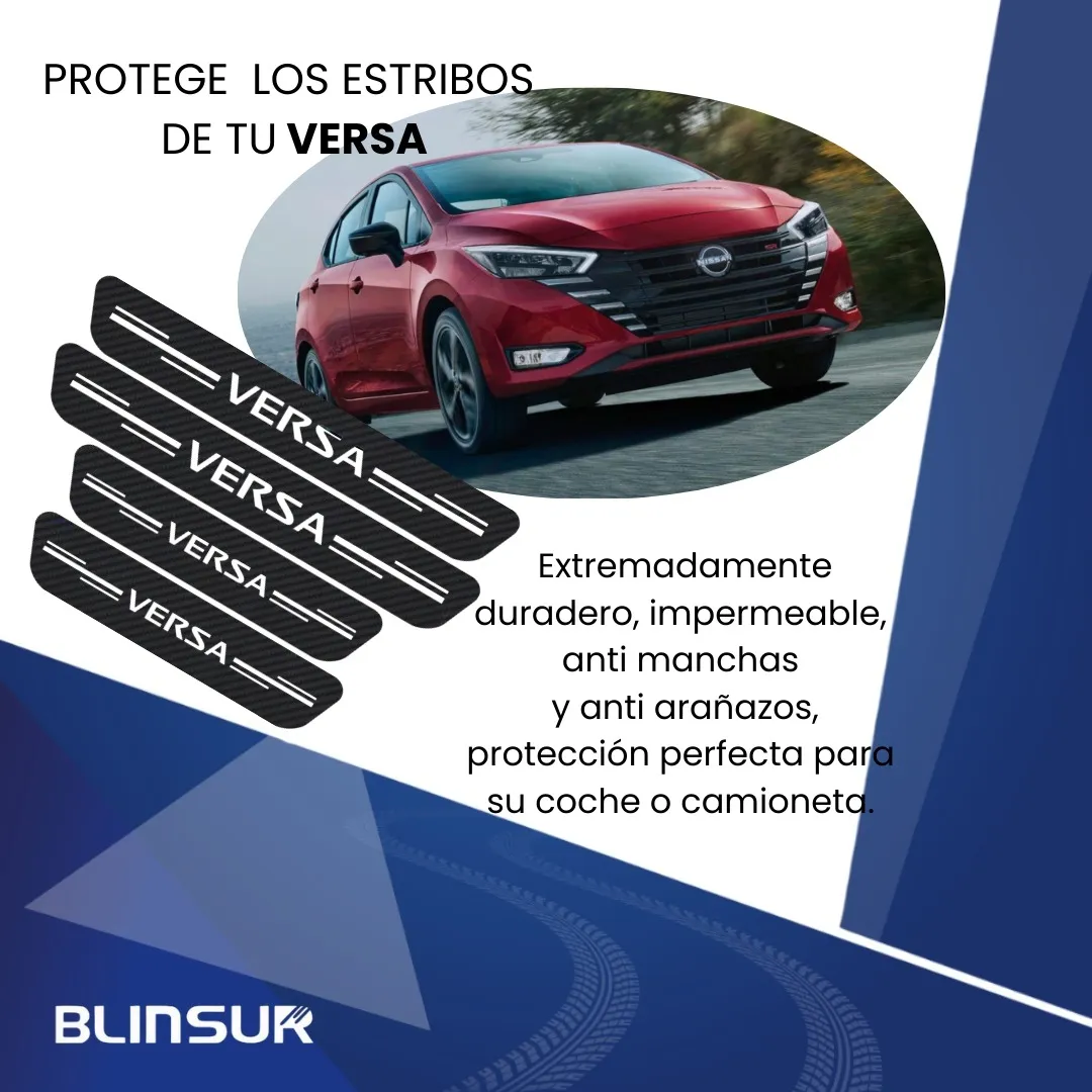 Protección De Estribos 4 Puertas Para Nissan Versa - Image 4
