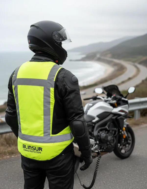 Chaleco Motociclista Inflable Airbag Talla M C/co2 Incluye