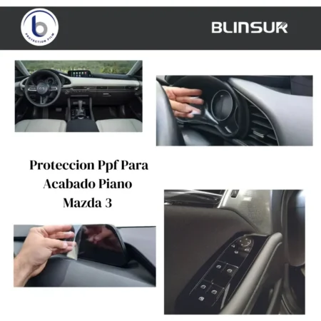 Kit Proteccion Ppf Para Acabado Piano Mazda 3 2019 Al 2023 - Image 4