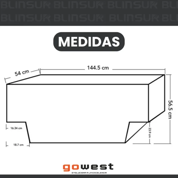 Caja De Herramientas Tromso Toyota Hilux 2016-2019