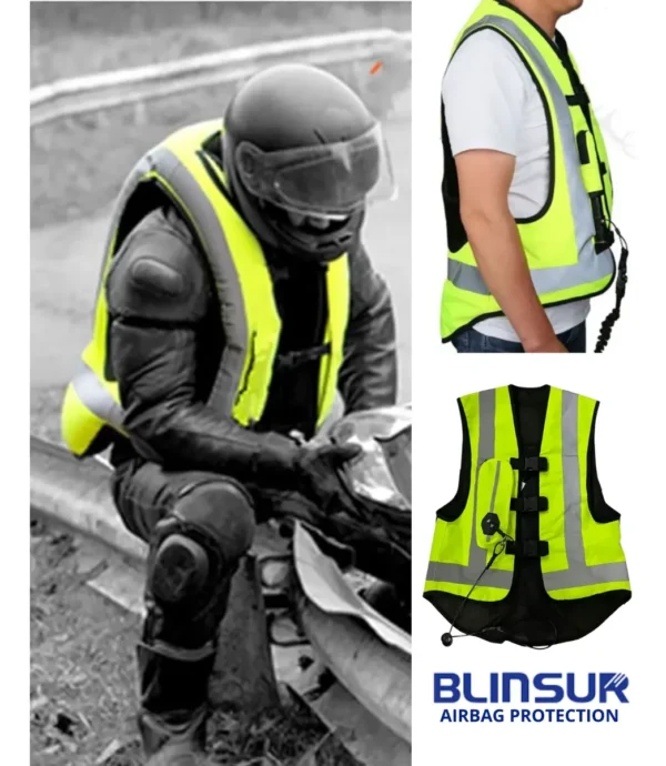 Chaleco Motociclista Inflable Airbag Talla M C/co2 Incluye